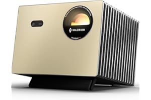 4K Projecteur Laser Triple Valerion VisionMaster Pro, Zoom 0,9-1,5, Puissance multitâche 2X, IMAX, 4K HDR10+, Streaming GTV, Jeu sans Latence 4 ms, avec Commande vocale Multi-Plateforme