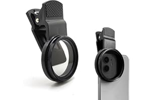 RUMGUG Filtre de Lentille Polarisante CPL de 52mm, Clip CPL Téléphone Caméra Filtre D'Objectif Pinces De Filtres Dobjectif de Caméra Portable Compatible avec la Plupart des Objectifs de Smartphone (Set A)