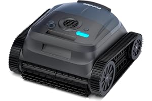 Pondee X5 Poolroboter Boden und Wand, Kabelloser Poolsauger mit Wandklettern,Intelligente Routenplanung, 180 Min Laufzeit, Smart Precision Docking™, Poolreiniger für Eingelassene Pools bis zu 300 m²