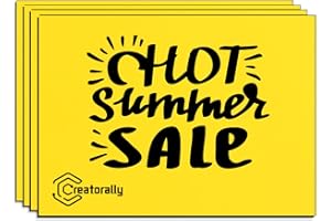 Creatorally 4 Hojas De Plástico ABS, Hoja Carteles Bricolaje 30x20 cm, Panel Grabable Para Carteles Personalizados, Pintura Artesanal De 1,3 mm De Grosor (Negro sobre Amarillo)