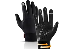 Motosiklet Eldiveni Kışlık, Darbe Korumalı Kumaş Soğuk Rüzgar Geçirmez Suya Dayanıklı, Hassas Dokunmatik Ekran Uyumlu, L Beden