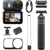 DJI Osmo Nano Combo Viaggio (128GB) Vlog Camera 4K Indossabile | With mini stension pole | Sensore 1/1,3&Prime; | 4K/60fps e FOV di