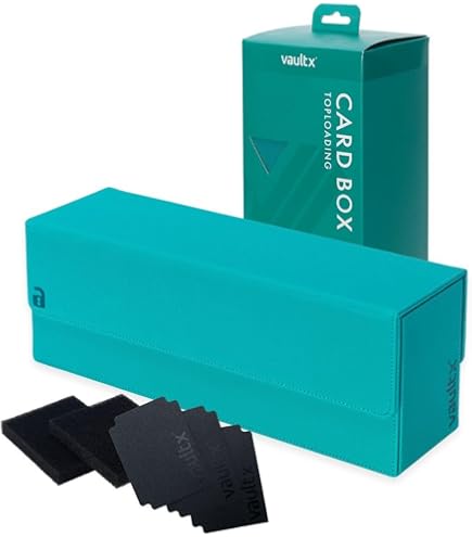 Vault X Deck Box Exo-Tec Latéral - Jaune Pastel - Plus De 100 Cartes - Aimants Haute Résistance - Doublure Microfibre - Compatible Commander