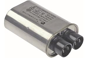 GASTROTEILESHOP Horeca-Select CH85-21105 Condensateur HV pour micro-ondes Connecteur plat 6,3 mm Largeur 52 mm 50/60 Hz 1,05 µF