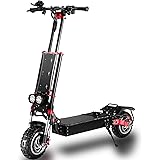 HWWH Scooter Elettrico Adulti Veloce Monopattino Elettrico Fuoristrada Doppio Potente Motore 11Pollici Pneumatico Tubeless Ba
