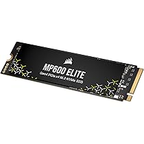 Corsair MP600 Elite 2TB PCIe Gen4 x4 NVMe M.2 SSD -Upto 7000 MB/s