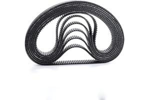 BZCEMIND 5 uds HTD 3M paso de correa de distribución de goma 3mm,Ancho 9 mm,180 mm