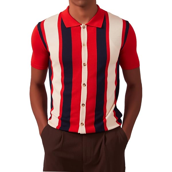 PJ PAUL JONES Chemise Décontractée Homme Manches Courtes Coton Lin - Col Cubain Style Guayabera