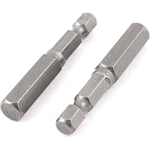 5x Magnetische Sechskant-Schraubendreher-Bits, Doppelköpfig, 100mm Länge, 6mm Spitze