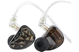 Linsoul KZ AS24 Pro 12BA Sterowniki Douszny Monitor, Tunable HiFi IEM, przewodowe słuchawki z odłączanym 2-pinowym posrebrzanym kablem dla muzyków audiofilskich