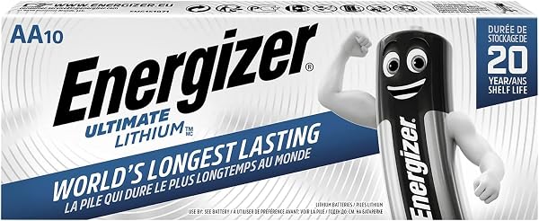 Energizer Ultimate 10 x 1.5V Lithium AA Batteries Cute Li-FES 2 - 1
