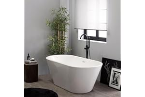 Kiamami Valentina - Vasca da bagno centro stanza ovale in acrilico 150cm Allegra