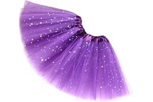 Ugitopi Niñas Sparkle Tutus Princesa Ballet Danza Capas Tul Tutu Faldas Girls Skirt