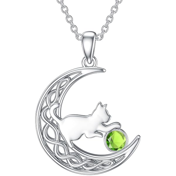 ONEFINITY Collana mughetto in argento sterling 925 con ciondolo a forma di fiore di giglio, per donne e ragazze, Argento sterling