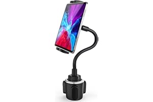 Collo Oca Supporto Tablet Auto Portabicchieri, woleyi Universale Porta Tablet Tazza da camion, Tapis Roulant, Bici Spinning, per iPad Pro 12.9 Air Mini, Galaxy Tabs, iPhone 4-13" Cellulare e Tablet