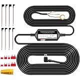 AZDOME Mini USB 12V-24V à 5V Dashcam Hardwire Kit avec ACU/ACN/ACZ/ACS Porte-Fusible, Optionnelle Protection Basse Tension po