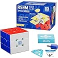 Moyu RS3M V5 Speed Magic Cube 3 x 3 x 3, Stickerless 3 x 3 Cube Smooth Easy to Turn, for Competition Training and Birthday Gifts