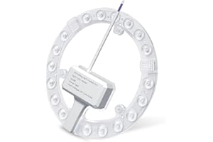 DoRight 18W Moduł LED 230V Zestaw do Konwersji do Lamp Sufitowych Naturalna Biel 4000K Nadaje Się do Obudowy Lampy Sufitowej z Uchwytem Magnetycznym Wykonanym z Żelaza CRI 98+ do Kuchni, Salonu