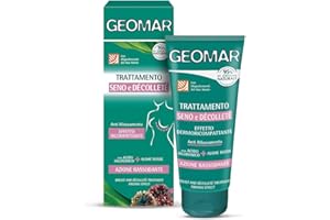 GEOMAR | Trattamento Seno e Décolleté, con Acido Ialuronico e Olio di Mandorla, DERMOCEA®, Miscela di Due Alghe Rosse, Estratto Derivante da Alga Bruna, 95% di Origine Naturale, Made in Italy, 150 ml