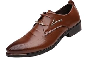 DADAWEN Hommes d'affaires Britanniques Pointu-Toe Chaussures Oxford Quatre Saisons Chaussures