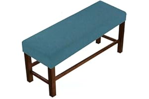 ZZDZW Bench Cover 5 Tamaños Fundas Banco,Rectangular,Funda De Puff, Cubierta De Taburete, Fundas De Taburete Jacquard, Cubierta Bancos, Cubierta para Banco Otomana ( Color : Verde oscuro , Size : 90-120cm )
