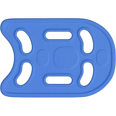 Schwimmbrett Trainingshocker - Kickboard Aus PE, 30x27,5 Cm, Blau/cyan, Für Techniktraining & Wasserlage In Pool, See & Meer