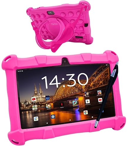 Children's Tablet, 10 Inch Android 14 Tablet for Kids with