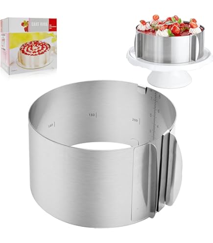 Ibili Clasica Dessertring, taartring, taartring, rond, 12 cm diameter, 6 cm hoog, 1 stuk