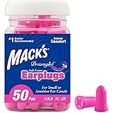 Mack's Unisex's Dream Girl Ear Plugs (50 Pair) -Pink