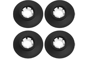 MoSundi Toilet Flush Valve Seal for Ideal Standard SV01967 SV89067 SV92867 SV92667 SV92467 SV93467 SV93367, Flush Valve Seal & Clip Replacement Kit(Black-4pcs)