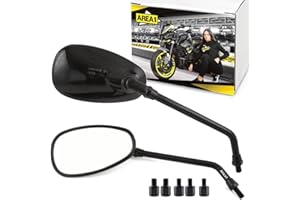 AREA LONGBOARD Espejo retrovisor compatible con Honda CMX 1100 Rebel, CMX 500, Rebel CMX 250 Rebel (V51)