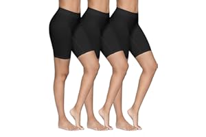 YADIFEN 3 Pack Womens Safety Shorts Anti Chafing Long Briefs Underwear Seamless Panties for Under Dresses Shorts Leggings