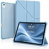 NewPole iPad Air 11 İn&ccedil; M4/M3/M2 / 10.9 İn&ccedil; 5. / 4. Nesil i&ccedil;in Kılıf Kalem Tutuculu, Otomatik Uyku/Uynama Modlu &Ouml;zel &Ccedil;izim, Y