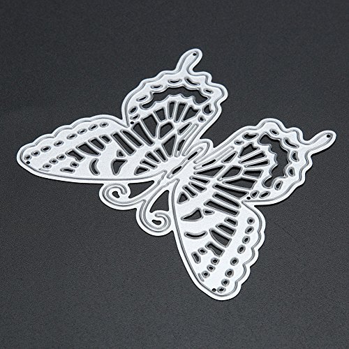 Amazingdeal365 schöne Schmetterling Metall Form Schablonen Schneiden DIY Dekor Sammelalbum Karten Buchzeichen Lesezeichen als Geschenk für Freunde Geburtstag Kinder,Kindergarten Hobby Schule Handarbeit Unterricht usw. Ein tolles Geschenk! - 6