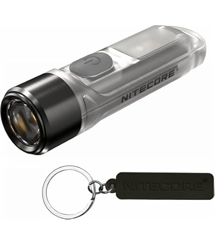 RovyVon Porte-clés Phosphorescent Rechargeable 650 Lumens, 10 Modes De