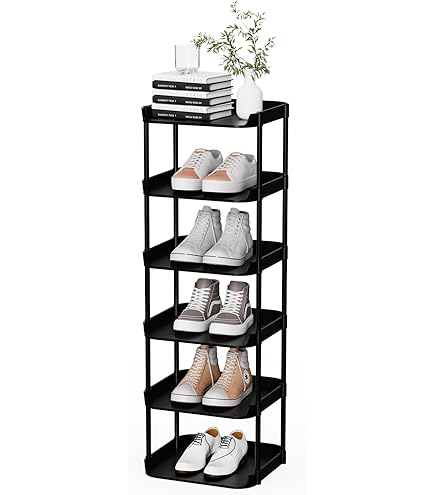 Side by Side Gaston Shoe Rack Solid Ash Storage Rack 66 x 72 x 22