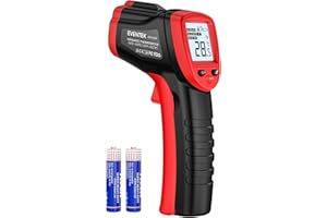 ‎EVENTEK Infrarot Thermometer,Eventek IR-Laser Thermometer,Berührungslose -50°C-500°C (-58°F - 932°F),Digitale Temperaturpistole,Nicht medizinisch,nicht für den menschlichen Körper,um die Temperatur zu messen