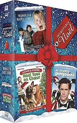 20th Century Fox coffret incroyable noël : maman, j´ai raté l´avion !, m. popper et ses pingouins, noël tous en choeur dvd