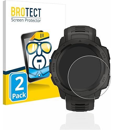 BROTECT Glas Screen Protector voor Garmin Bounce 2 Schermbeschermer [9H Hardheid, Beschermglas-Folie niet Gehard Glas BROTECT Glas Screen Protector voor Garmin Bounce 2 Schermbeschermer [9H Hardheid, Beschermglas-Folie niet Gehard Glas