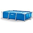 Intex 28272NP - Piscina Fuori Terra Rectangular Frame Rettangolare, 3834 L, Acciaio e PVC, Blu, 300x200x75 cm