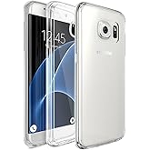 NEW'C Cover Compatibile con Samsung Galaxy S7 Edge, Custodia Gel Trasparente Morbida Silicone Sottile TPU [Ultra Leggera e Ch