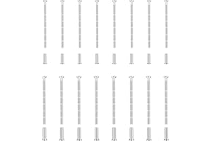 HEXINYIGJLY 8 kompletów śrub łączących z tulejkami, śruba, nakrętki tulejowe M3, M4, śruby do klamek, łączniki meblowe, śruby meblowe z tulejami