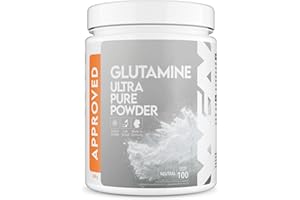 ‎WORLD'S FOOD NUTRITION WFN Approved Glutamine - L-Glutamin Pulver vegan - 500g Dose - Glutamin Ultrapure - Hochdosiert & Geschmacksneutral - Ohne Zusätze - 100 Portionen - Produziert & Laborgeprüft in Deutschland