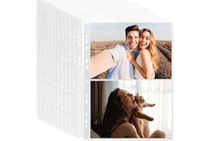 ANYINGKAI 100 buste trasparenti per foto DIN A4 e cartoline (B)