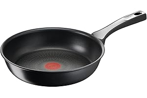 ‎TEFAL TEFAL Unlimited G25906AZ Patelnia 28 cm, Odporność na zarysowania, Bezpieczna powłoka, Ekologiczne opakowanie, Wskaźnik rozgrzania patelni Thermo-Signal