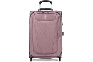 Travelpro Maxlite 5 56 cm Rozszerzalna walizka podręczna, Pyłoszczelny różowy, Carry-on 22-Inch, Maxlite 5 Softside lekki rozszerzalny bagaż pionowy