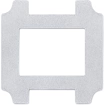 ECOVACS W-CC2B Chiffons De Nettoyage (2 Pièces) Pour Robot De Nettoyage De Vitres WINBOT X (2020), équipement D'origine, Gris