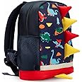 eWINNER Little Kid's Dinosaur Kindergarten School Backpack (Dark Blue)