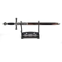 Brieföffner in Form von König Arthus Excalibur mit Ständer, Bürozubehör, Heimdekor, Geschenk für Sammler und Fans