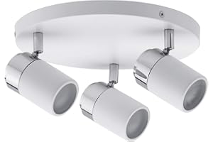 ‎PAULMANN Paulmann Spotlight Zyli IP44 Rondell max. 3x10W GU10 Weiß/Chrom 230V Metall
